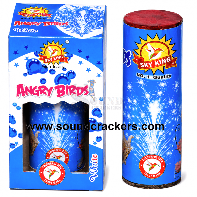 Angry Bird (White-Silver Colour)1 pcs