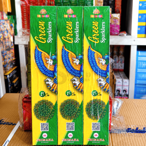 15 CM Green Sparkler (10 Pcs)