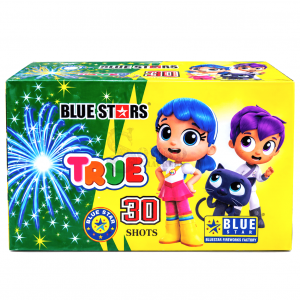 30 Shot Multicolour with crackling ( Blue Star Brand)[1 Pcs]