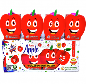 Party Apple (Red colour Glittering Fountain)[4 Pcs]