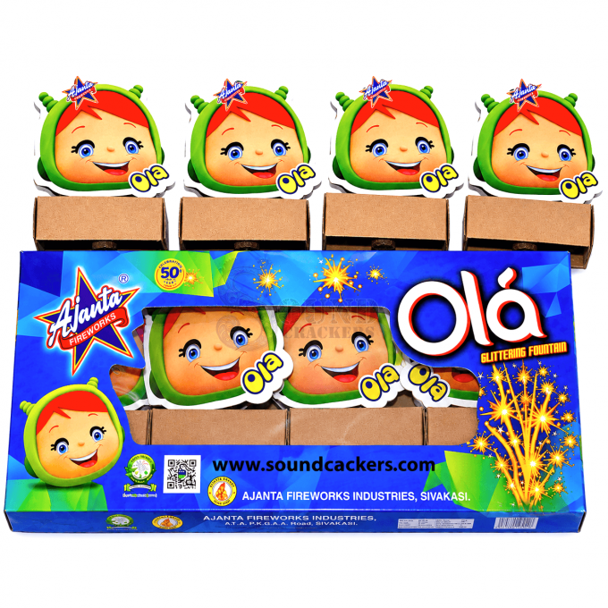 Ola(Yellow Glittering Fountain)(4 Pcs)