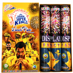 2 inch Fancy (3 pcs- 3 colours)"Chennai Super kings"