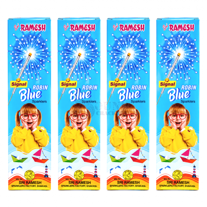 10 CM Blue Sparkler (10 Pcs)