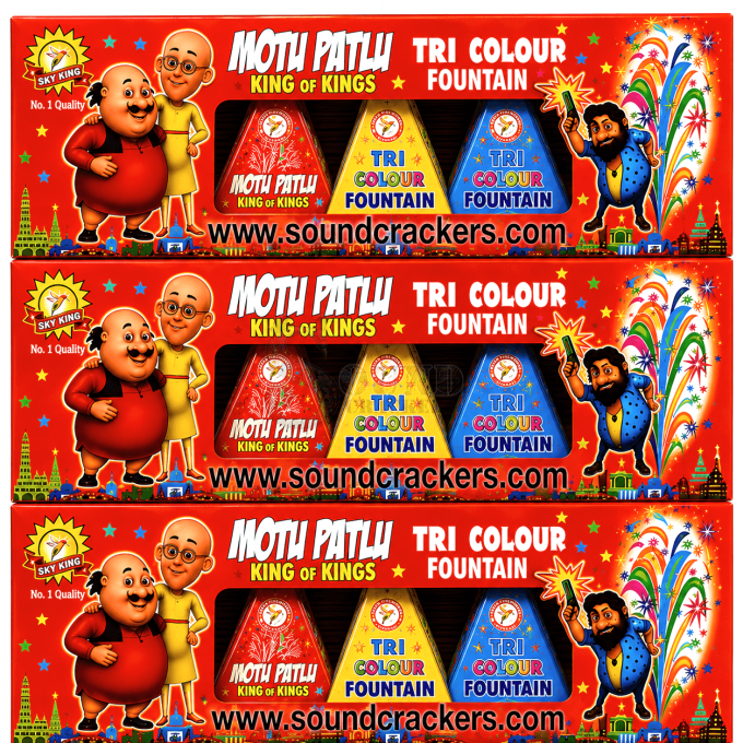 Motu patlu Tricolour (5 pcs)