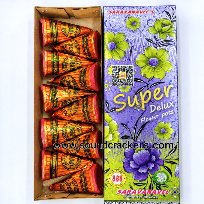 Flower pot Super Deluxe (Mega Size) (10 Pcs)