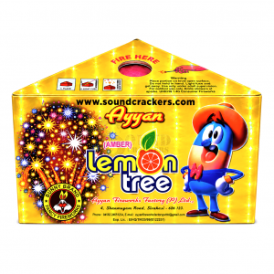 Amber Lemon Tree (Amber Colour Fountain and Crackling)[1 Pcs]