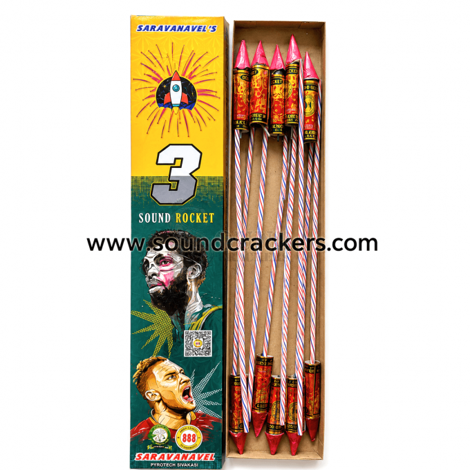 3 sound Rocket (10 Pcs)