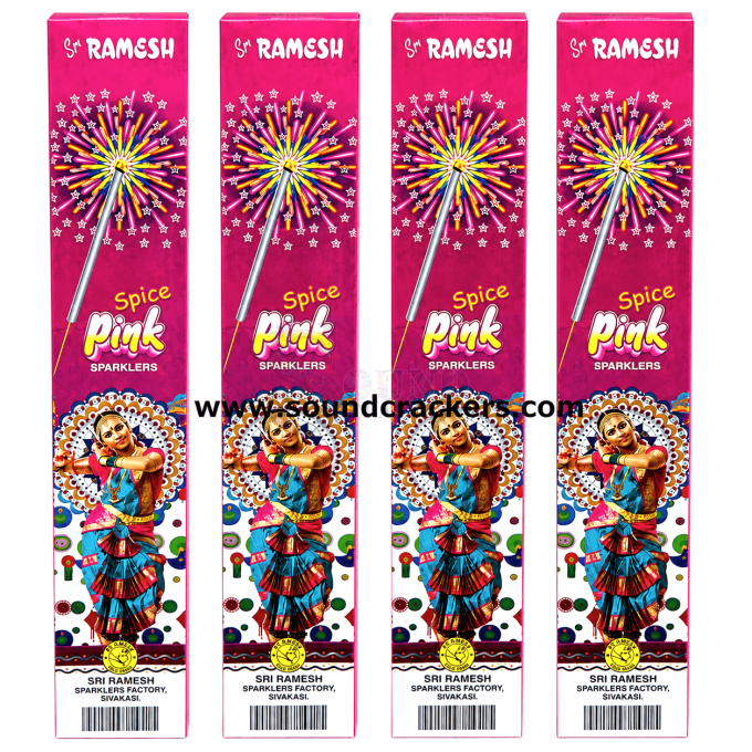 15 CM  Pink Sparkler (10 Pcs)